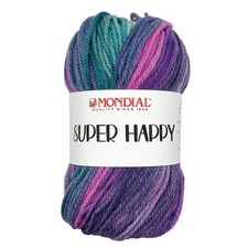 Gomitolo lana Super Happy Mondial lana sfumata uncinetto ferri lavoro maglia 100