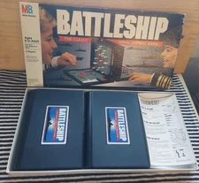 Battleship The Classic Naval Combat Game 1990 Milton Bradley 100% Complete 