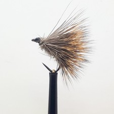 3 x  Barbless Hare's Ear Sedge Hog Fly Fishing