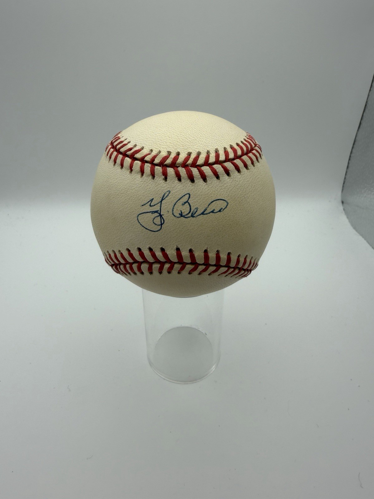 Yogi Berra Autographed Signed Beautiful Baseball PSA Certified Yankees Auto HOF 