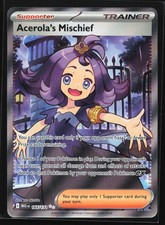 Acerola's Mischief 165/132 Mega Evolution Ultra Rare Holo Pokemon Card