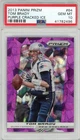 2013 PANINI PRIZM PURPLE CRACKED ICE PRIZM #64 TOM BRADY #/40 PSA 10