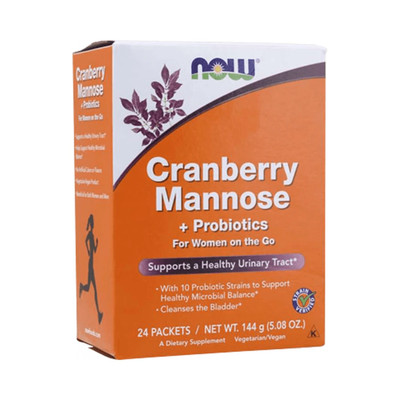 Now Foods Cranberry Mannose + Probiotics (24x6g) Unflavored (284,65 EUR/kg)