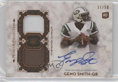 2013 Topps Museum Collection Copper 37/50 Geno Smith Rookie Auto RC j4h