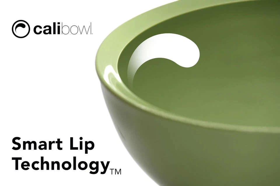 Набор из 5 пластиковых миски для смешивания без проливов — многоразовые кухонные миски с... - Изображение 3 из 4