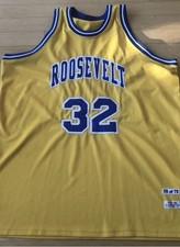 Legendary Game J. Erving Roosevelt 32 Yellow Basketball Jersey