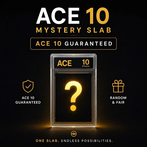 Pokémon Mystery Slab ACE 10 GUARANTEED | Graded Pokémon Card | Mystery Pack