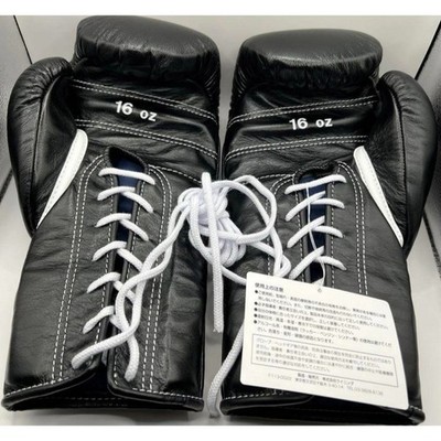 Winning Boxing Gloves 16oz MS-600 Black Lace-up type | eBay