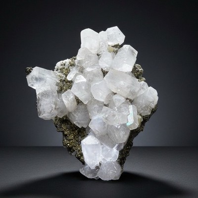 2.9  NEW FIND RARE Apatite + Chalcopyrite + Sphalerite + Calcite + Quartz   Peru