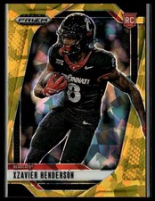 2025 Panini Prizm Draft Picks Xzavier Henderson Prizms Gold Ice Cincinnati