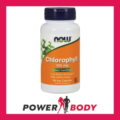 NOW Foods - Chlorophyll, 100mg - 90 vcaps