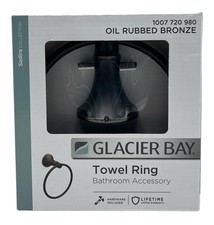 1 NEW Glacier Bay Sadira Towel Ring in Oil Rubbed Bronze, BTH-086-280-ORB