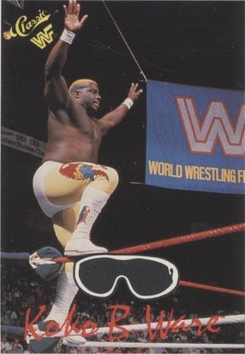2) 1990 CLASSIC KOKO B WARE WWF WWE #82 #119 WRESTLING THE BIRDMAN