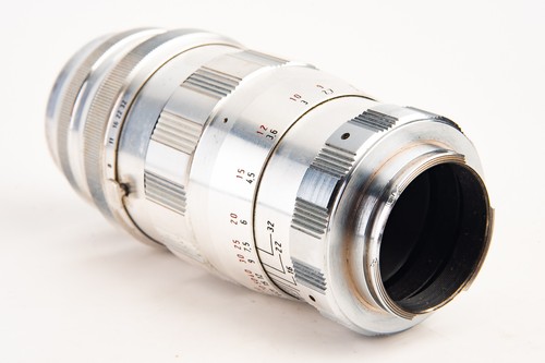 Exakta Mount Telisar C 13.5cm 135mm f/3.5 Telephoto Portrait Lens with Caps V28 - Picture 5 of 9