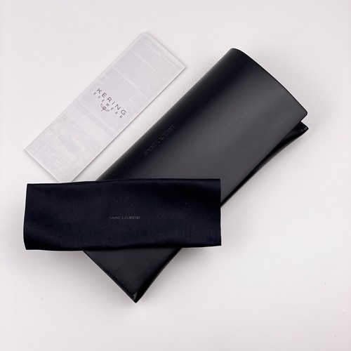 Saint Laurent Men Eyeglasses Black Cat Eye SL737 MICA THIN OPT 001 BRAND NEW - Picture 12 of 13