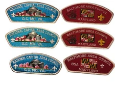 Lot of Maryland Councils 1/2 Dozen BSA CSPs Mint CSP (BHP1850)