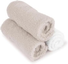 3 Microfibre Baby Cloths, 28 x 28cm Reusable, Washable, Dry, Unscented Cloths