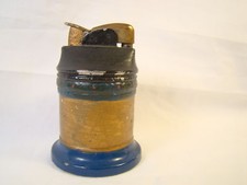 Antique Evans Automatic Patriotic Bell Table Lighter Sparking Well