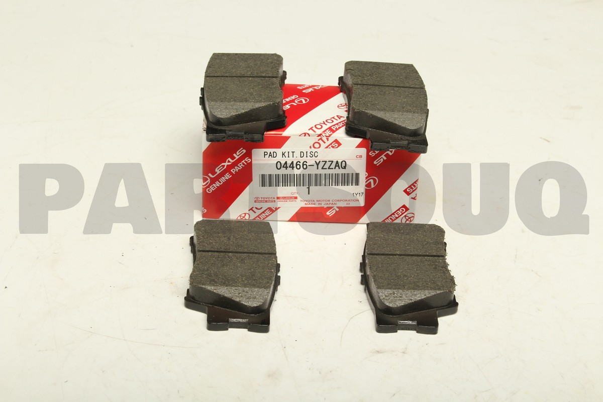 04466YZZAQ Genuine Toyota PAD KIT DISC BRAKE 04466-YZZAQ | eBay