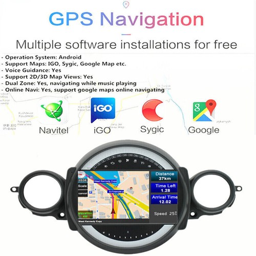 Android Radio For MINI COOPER R56 R60 07-13 Radio TouchScreen Stereo Carplay GPS - Picture 4 of 12