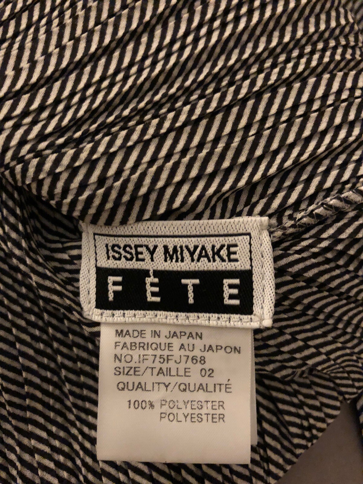 Chemisier Issey Miyake Fête Taille 02 - Occasion Très Bon état - Blouse Femme