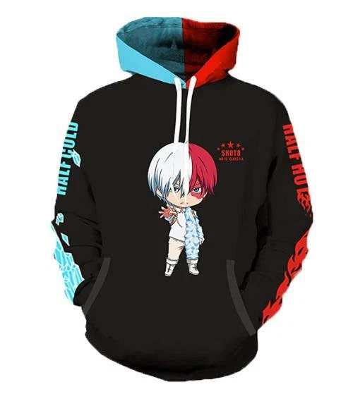 VETEMENTS Felpa con cappuccio My Hero Academia anime felpa con cappuccio pullover jacket giacca