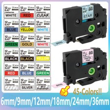 Compatible Brother P-Touch TZe-231 TZ Label Tape Printer 6mm 9mm 12mm 24mm 36mm