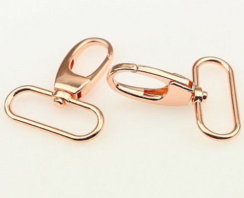 Bag Clasp Snap Hook Swivel Trigger Clips For 19 25 32 38mm Bag Chain Strap Belt - Picture 8 of 12