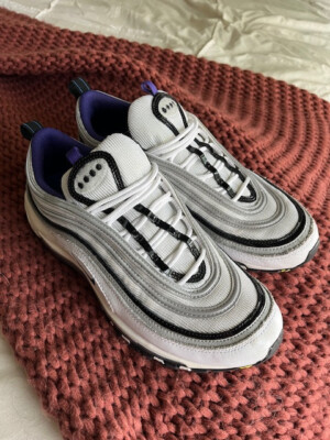 Nike Air Max 97 Kaomoji White Purple Black DD9598-100 Men's Size