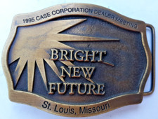 1995 Case IH Corporation Dealer Meeting belt buckle St Louis Missouri