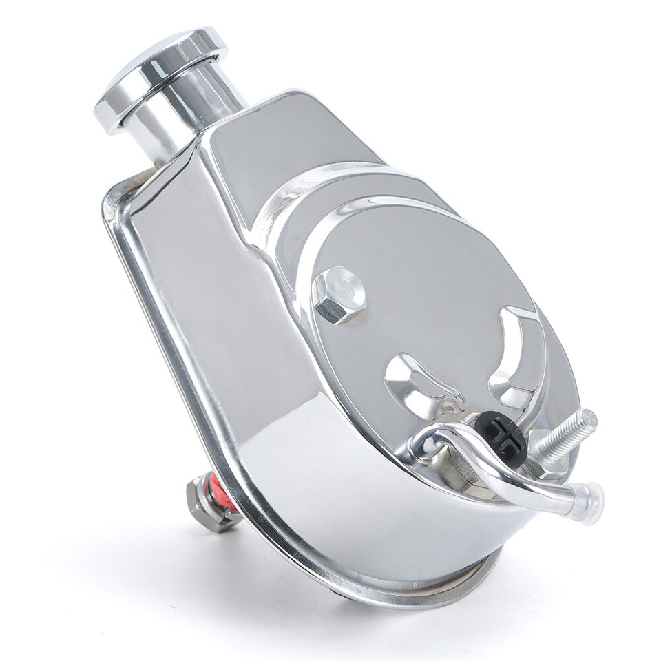 Power Steering Pump Single Groove Pulley For SBC BBC Chevy Chrome Saginaw Style Power Steering Pump Single Groove Pulley For SBC BBC Chevy Chrome Saginaw Style