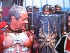 ELIZABETH TAYLOR 1963 CLEOPATRA WAR SHIELD MOVIE PROP also SPARTACUS, SHE & more — photo 1
