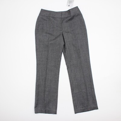 NWT Calvin Klein Classic Fit Wool Blend Dress Pants Lined Gray Sz