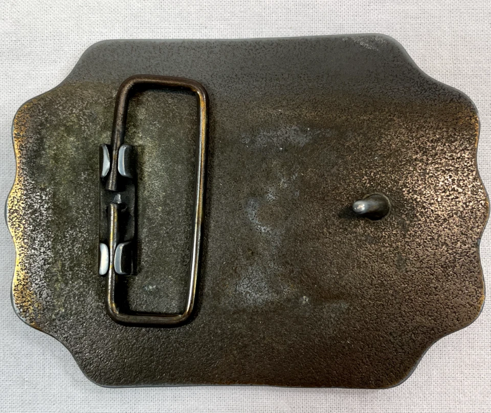 Hebilla de cinturón de latón del Departamento de Bomberos de Boston America's Heroes Foto 2 de 4