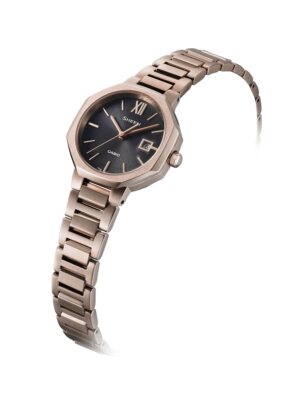 CASIO SHEEN SHS-4529CG-1AJF Black Solar Analog Watch Women