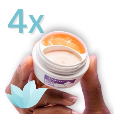 4x Avon Anew Lifting Dual Eye System mit Protinol, 2x 10ml | Augencreme 
