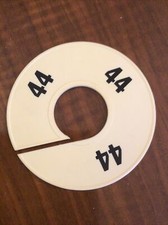 5 pcs. Markers for stand discs dividers shops/outlets clothing size 44