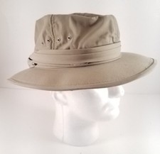 Hatquarters USA Khaki Structured Fedora Hat for Men, Medium, Made in the USA