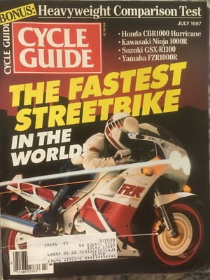 Cycle Guide Magazine July 1987 | eBay