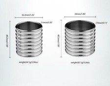Stainless Steel scrotum ring Stretch Ball Stretcher 2 Sizes 32mm, 38mm