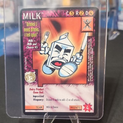 Milk & Cheese Card #5 Milk Hero Games Non-Sport Trading Card Original 1996