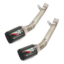 For Kawasaki Ninja Zx10r 2011-2015 Exhaust System Middle Pipe Carbon Muffler Tip For Kawasaki Ninja Zx10r 2011-2015 Exhaust System Middle Pipe Carbon Muffler Tip