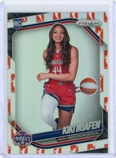 2025 Prizm WNBA #149 Kiki Iriafen DSG Logo Rookie RC Mystics