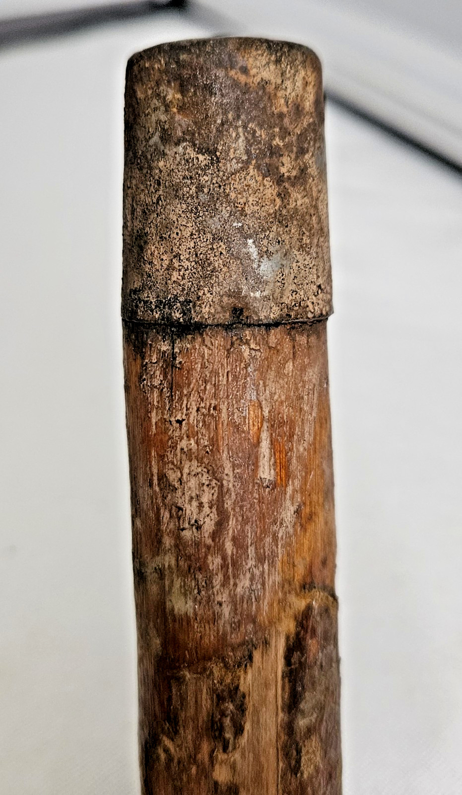 ANTIQUE CHASED SOLID SILVER WALKING STICK - DATED… - image 13