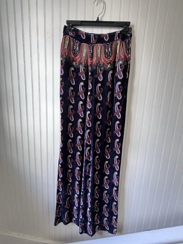 Etro Women's Paisley Velvet Palazzo Pants - White - Wide-leg Pants