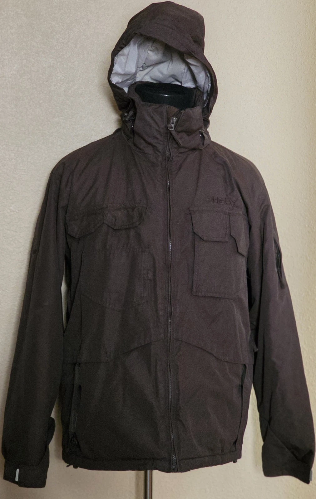 Helix Brown Snowboard Jacket Coat SIZE MEDIUM / NICE CONDITION!