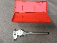 A Mitutoyo Dial Vernier Caliper 505-633-50 in case