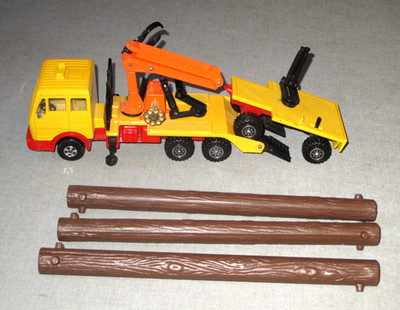 1978年Matchbox K-32 トラックとトレーラーセット 1981- MATCHBOX SUPER KINGS -K-43- MERCEDES TRACTOR-TRUCK LOG
