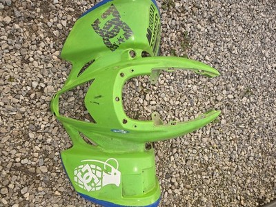 Kawasaki KFX400 Front Rear Fender Plastics Body Set Green 2003-2006 OEM