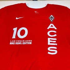 Kelsey Plum Las Vegas Aces WNBA Basketball NIKE Rebel Edt T SHIRT Sz XXL